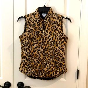 Leopard Print Vest